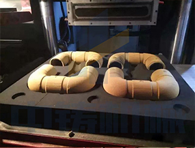 彎頭管件造型_全自動造型機砂型效果